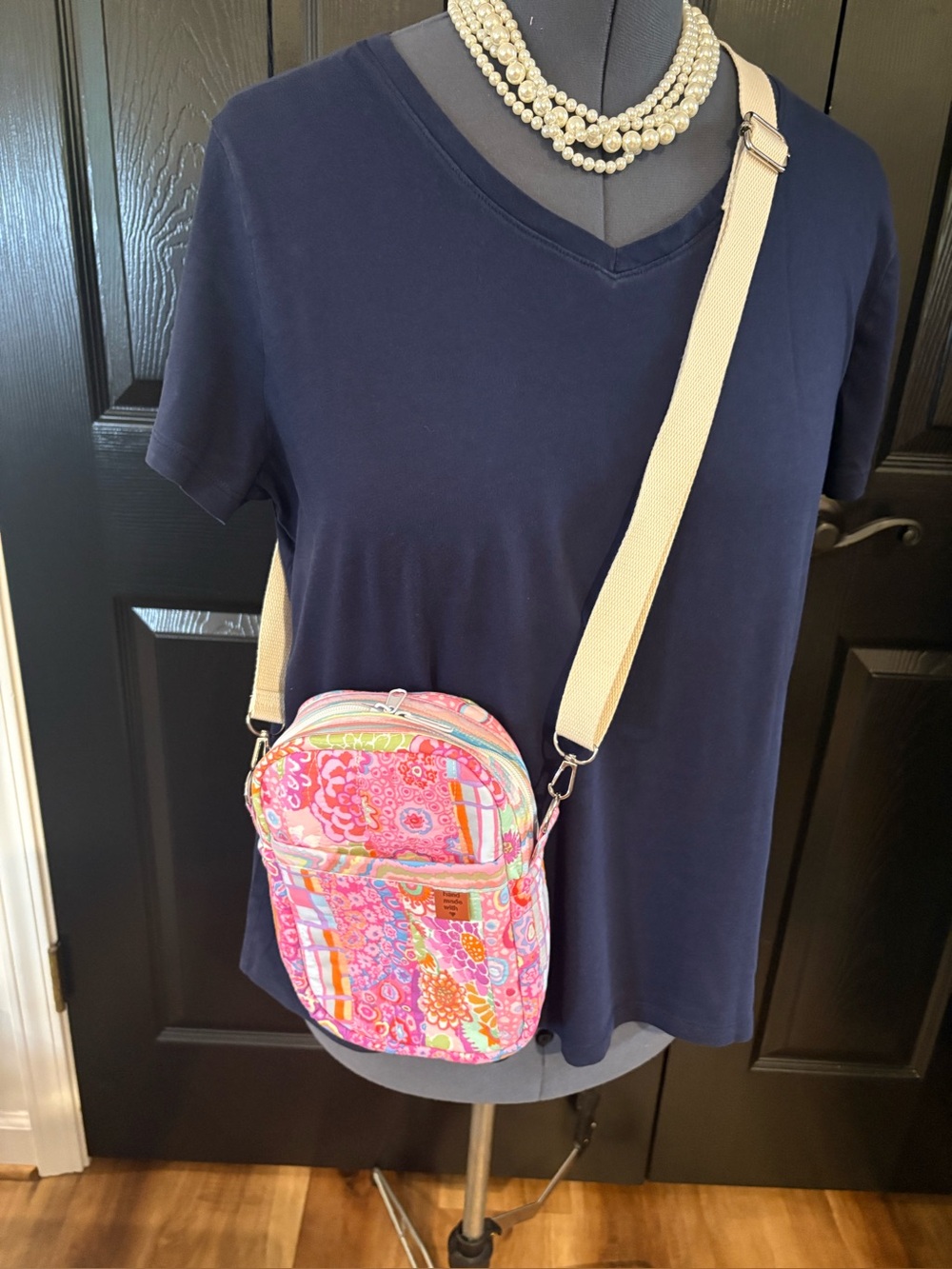 Handmade Quilted Crossbody bag